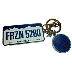 Disney Frozen Lot‎ of 2 Genuine Keychain Fob Purse Charm